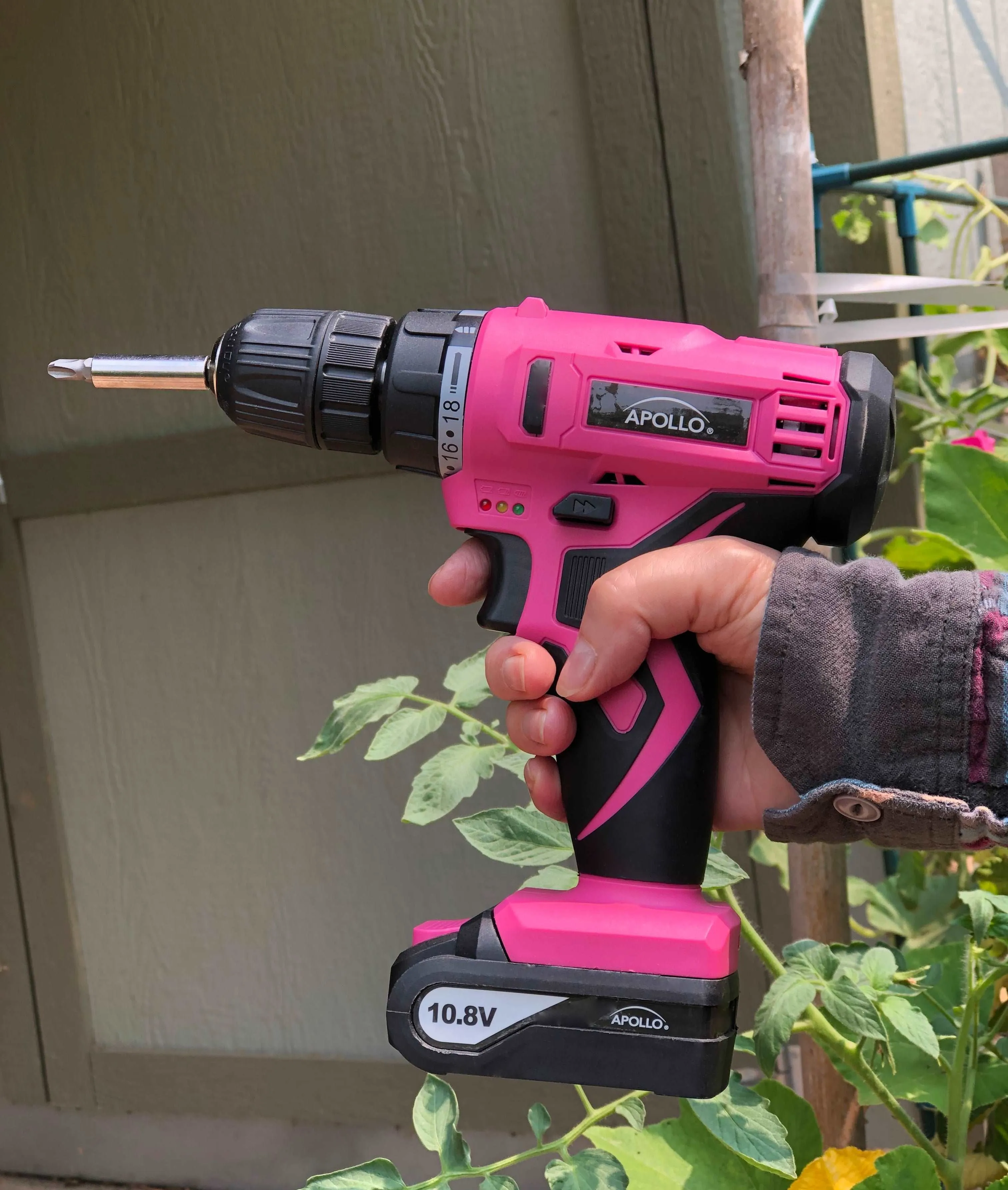 10.8 Volt Lithium-Ion Cordless Drill with 30 Piece Accessory Set PINK - DT4937P