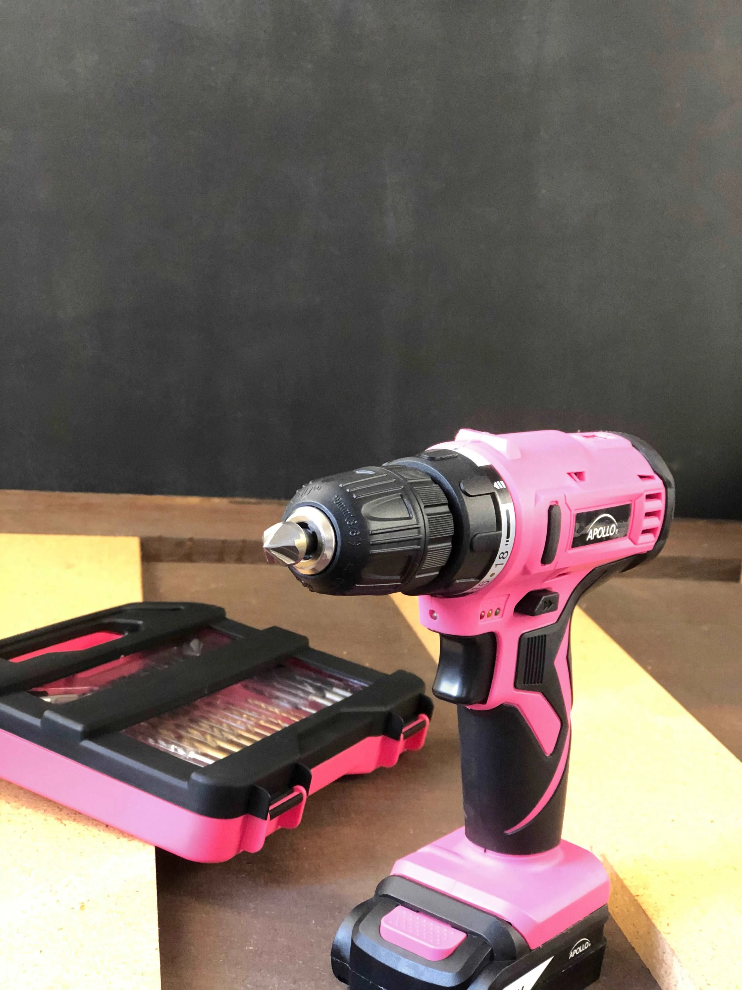 10.8 Volt Lithium-Ion Cordless Drill with 30 Piece Accessory Set PINK - DT4937P