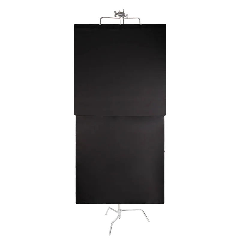 120x120cm Black Floppy Gobo Flag Panel with C-Stand