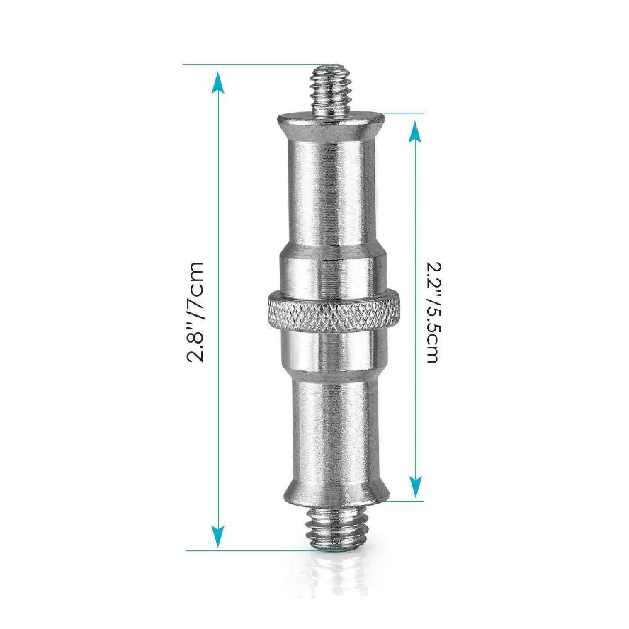 1/4 to 3/8 inch Metal Male Convertor Threaded Screw Adapter Spigot