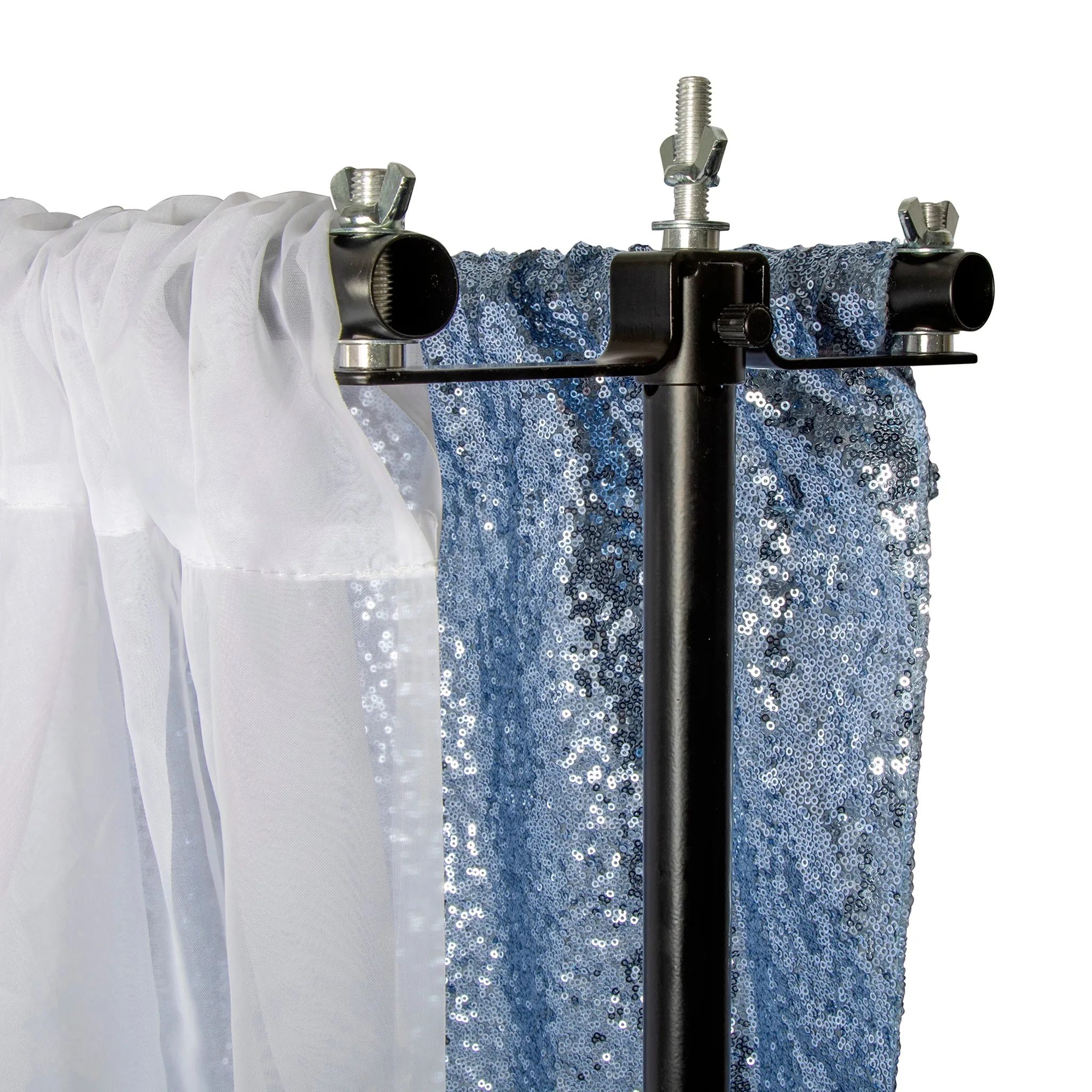 2 Crossbars with Bracket for Backdrop Stand (Add on Feature)