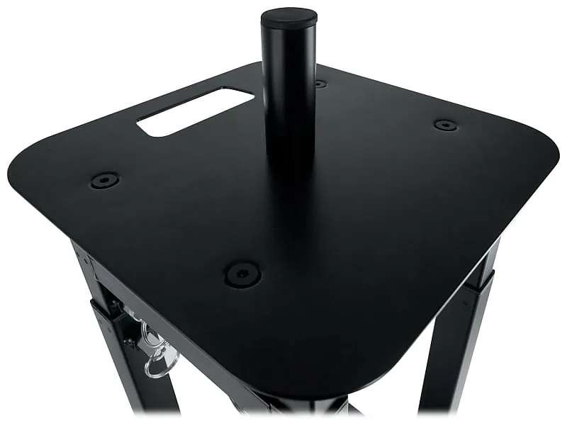 2) Rockville RTP-GO Black Portable Folding DJ Totem Light Stands   Bags   Scrims (2) RTP-GO BLACK