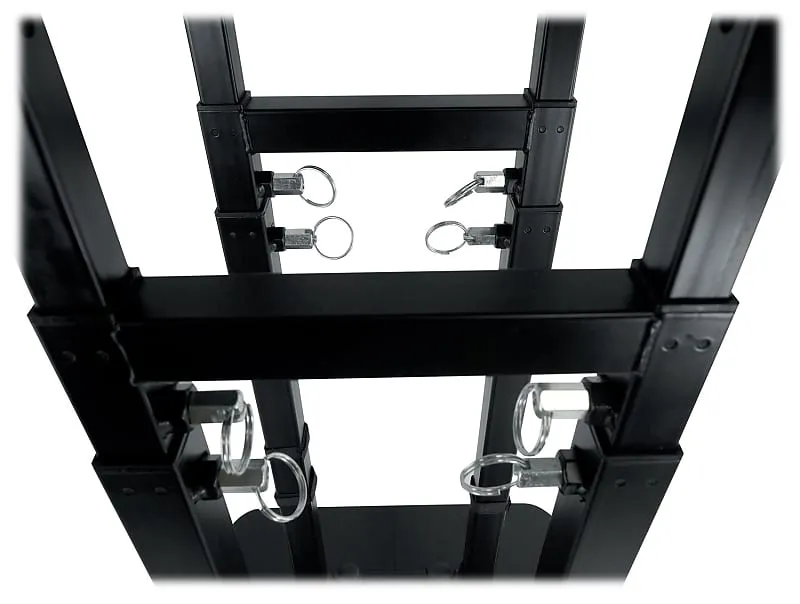 2) Rockville RTP-GO Black Portable Folding DJ Totem Light Stands   Bags   Scrims (2) RTP-GO BLACK
