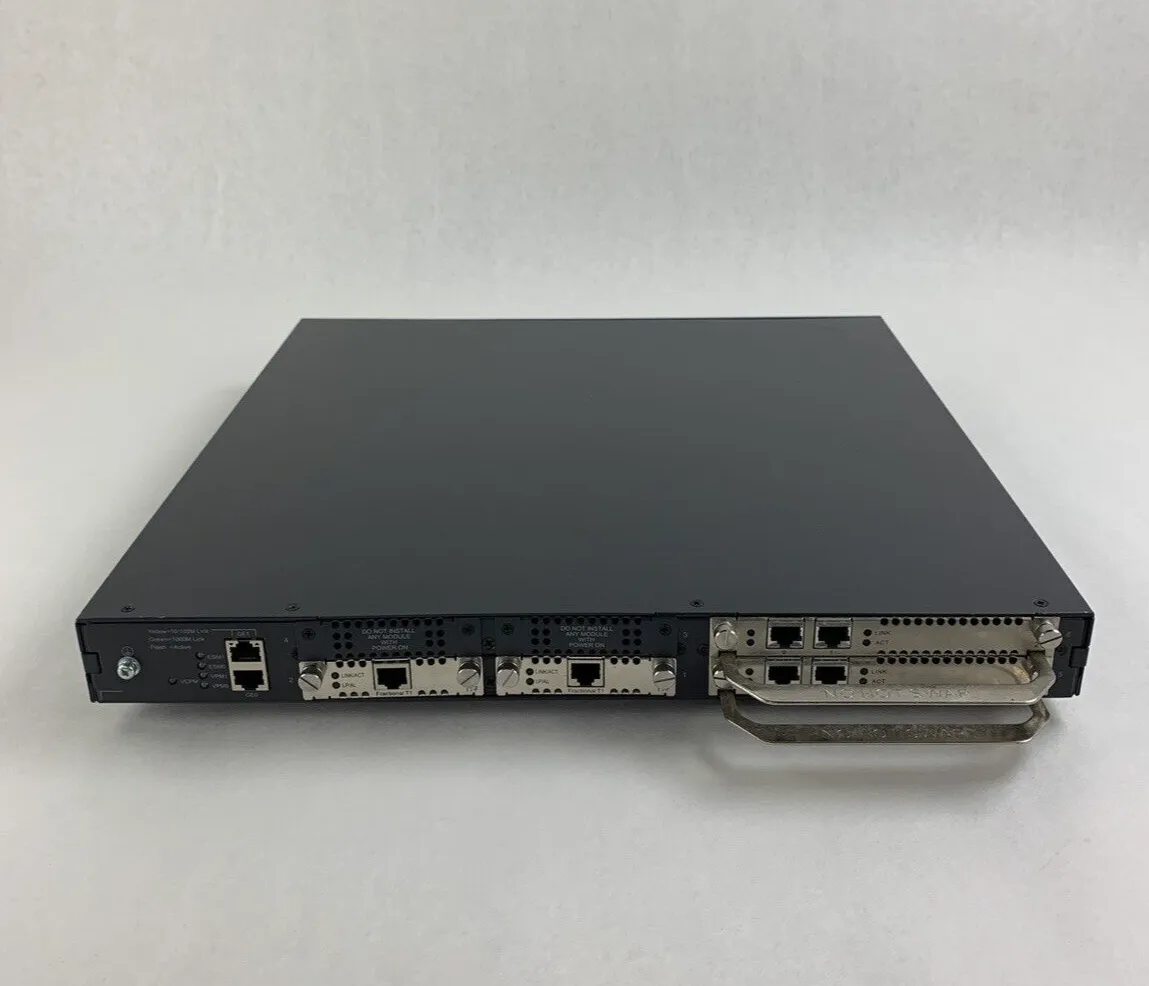3COM MSR30-20 PoE Network Ethernet Switch Wiped Compact Flash w/ OS
