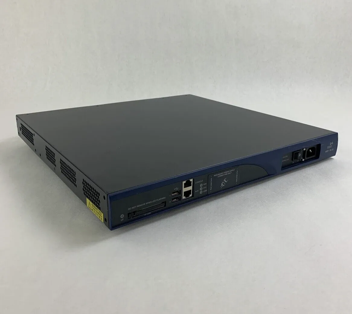 3COM MSR30-20 PoE Network Ethernet Switch Wiped Compact Flash w/ OS