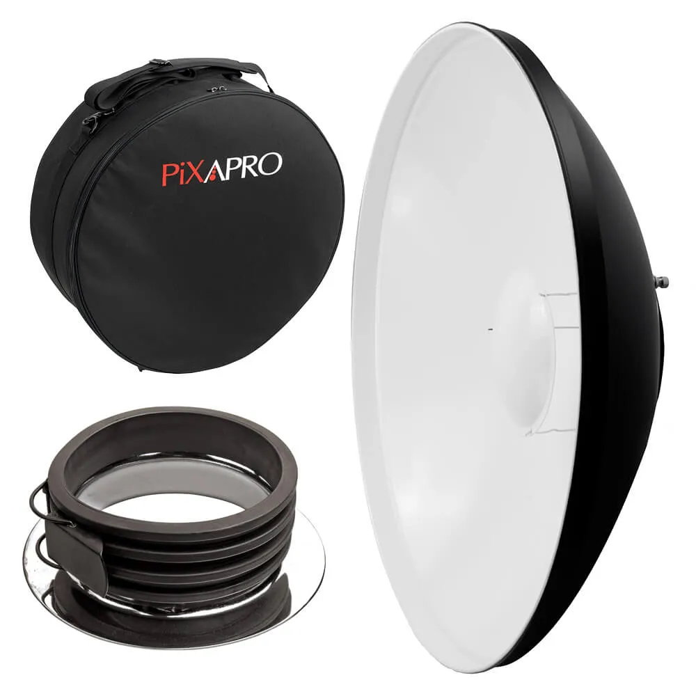 42cm (16.5") White Beauty Dish with Padded Carry Case