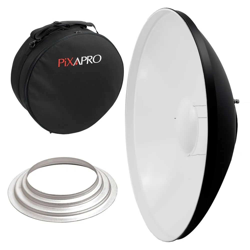 42cm (16.5") White Beauty Dish with Padded Carry Case