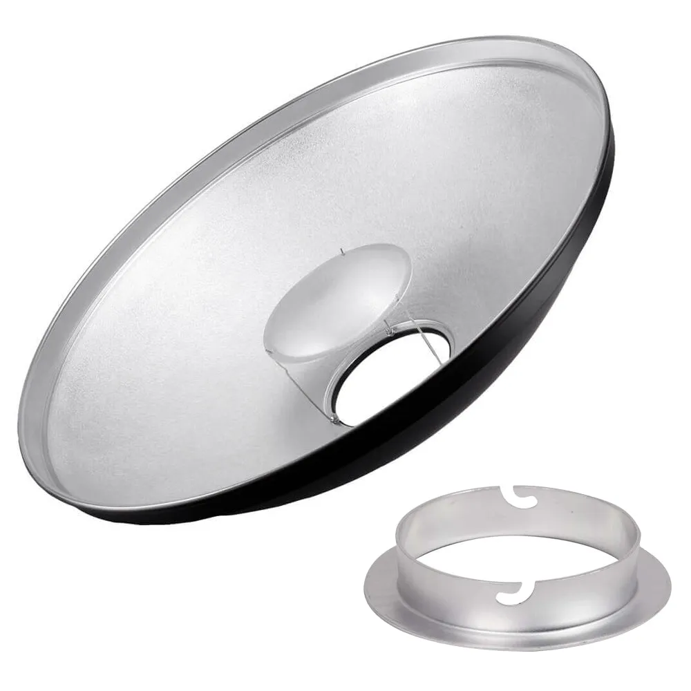 70cm (27.5") Beauty Dish Diffuser Reflector (Silver)