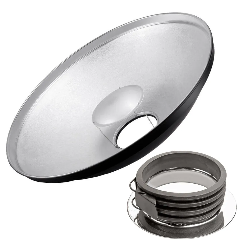 70cm (27.5") Beauty Dish Diffuser Reflector (Silver)