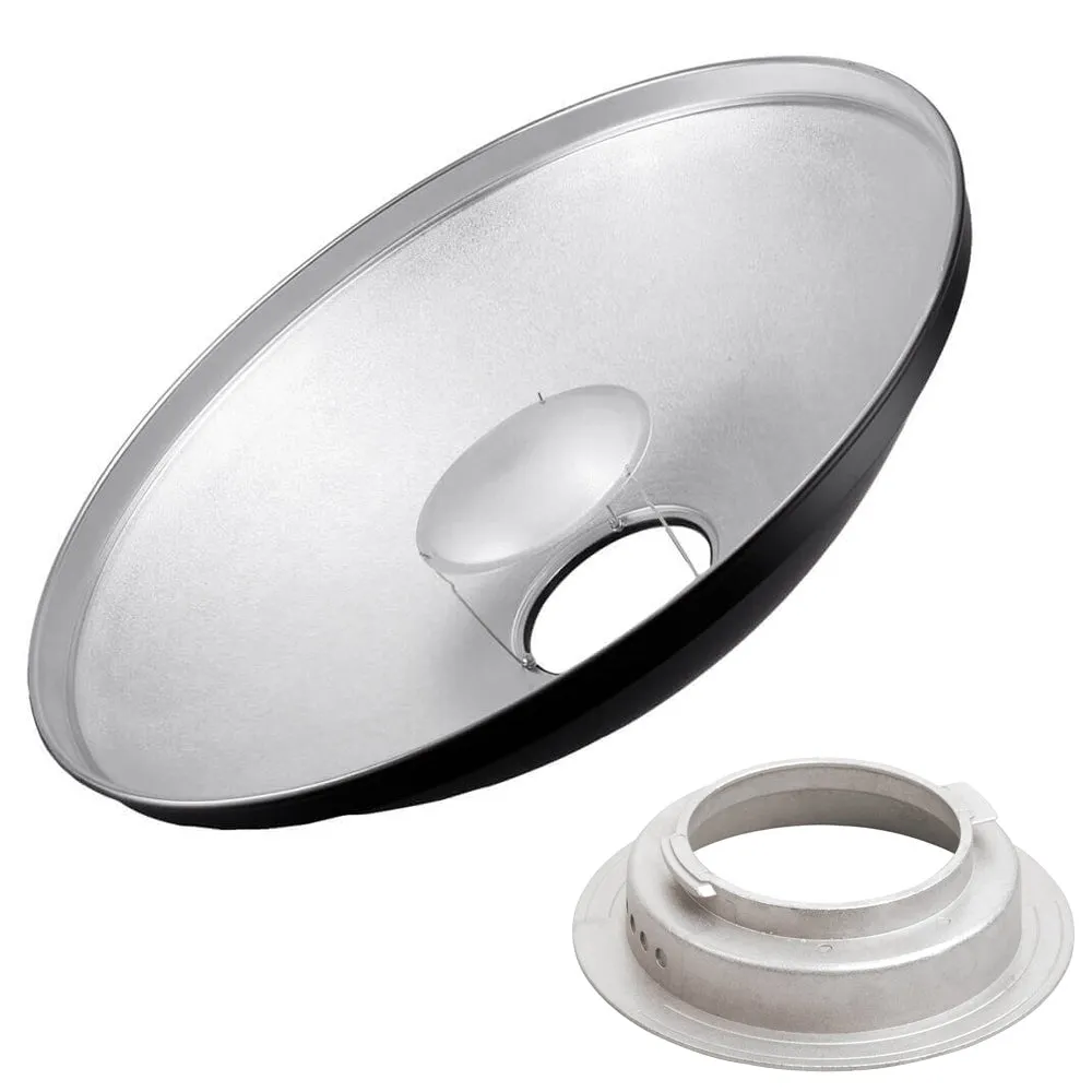 70cm (27.5") Beauty Dish Diffuser Reflector (Silver)