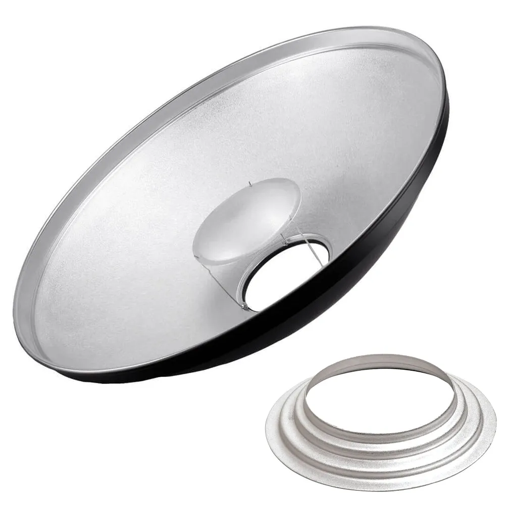 70cm (27.5") Beauty Dish Diffuser Reflector (Silver)