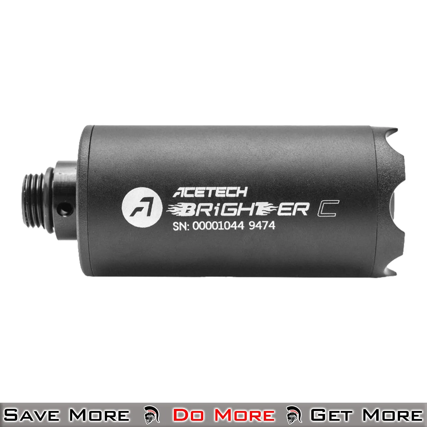 Acetech Brighter-C Tracer (M14 CCW) (Black) Tactical Barrel Extension Mock Suppressor
