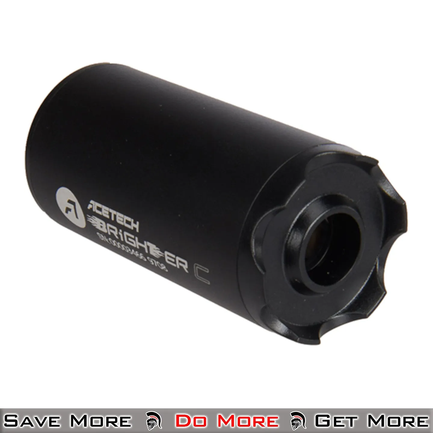 Acetech Brighter-C Tracer (M14 CCW) (Black) Tactical Barrel Extension Mock Suppressor