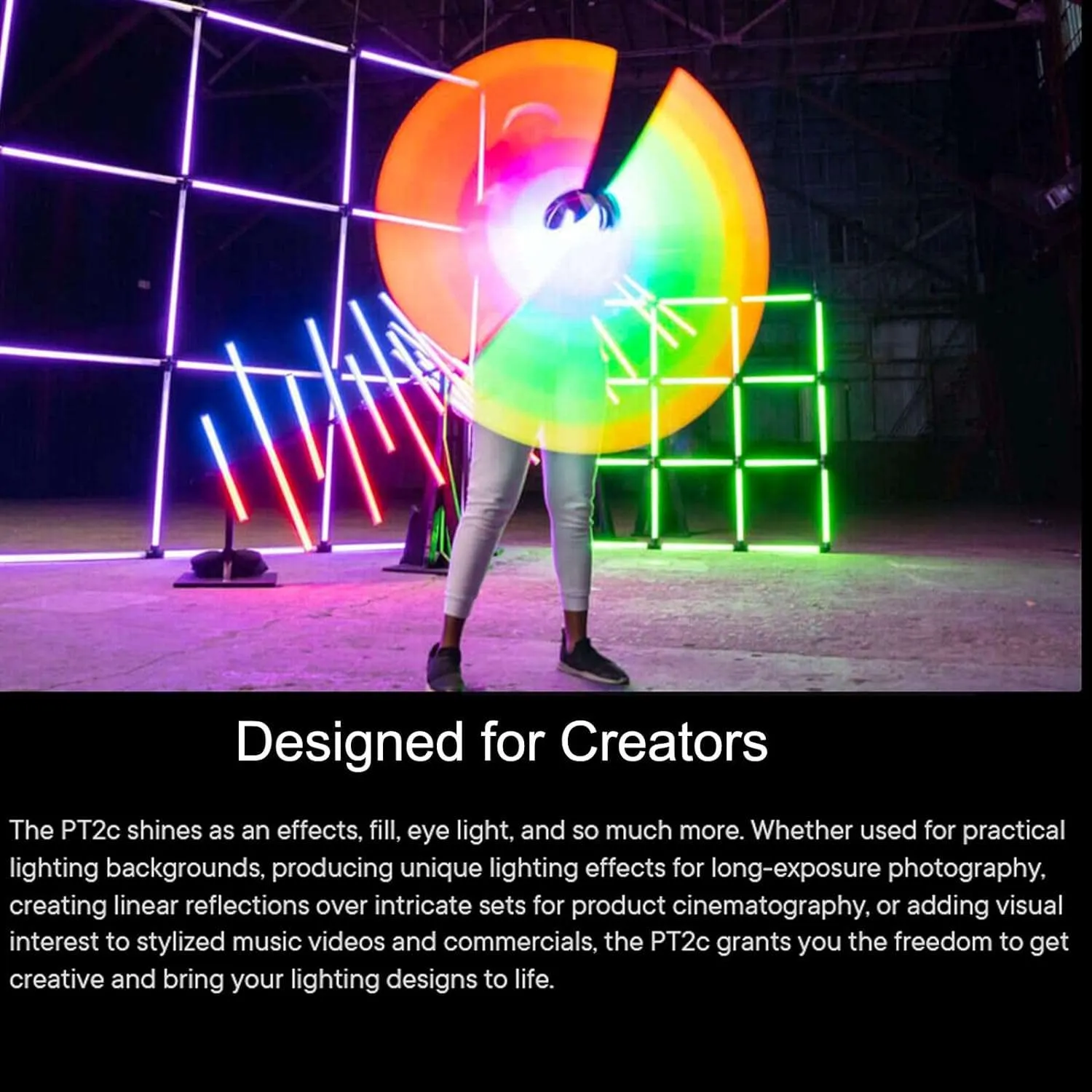 Amaran PT2c RGB LED Pixel Tube Light (2')