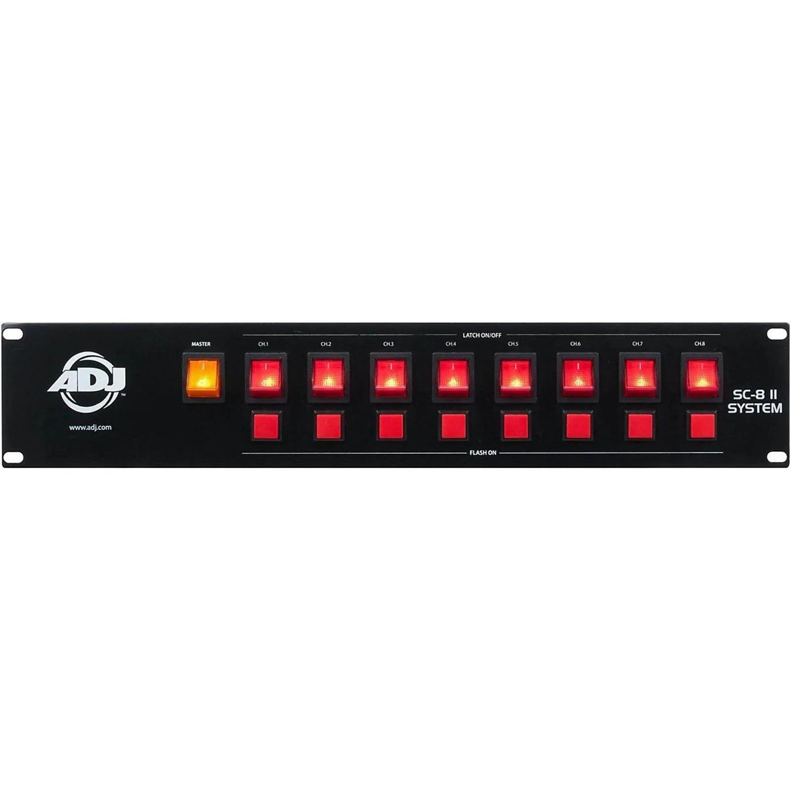 American DJ ADJ SC-8 II System 8 Ch Low Voltage Switch Controller w/ Relay Pack