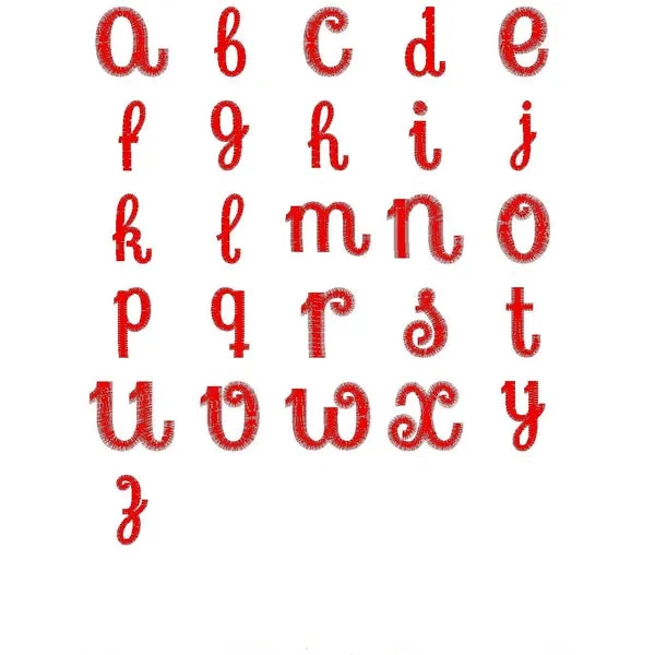 Apple Pie Embroidery Font