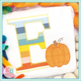 Applique Pumpkin Alphabet
