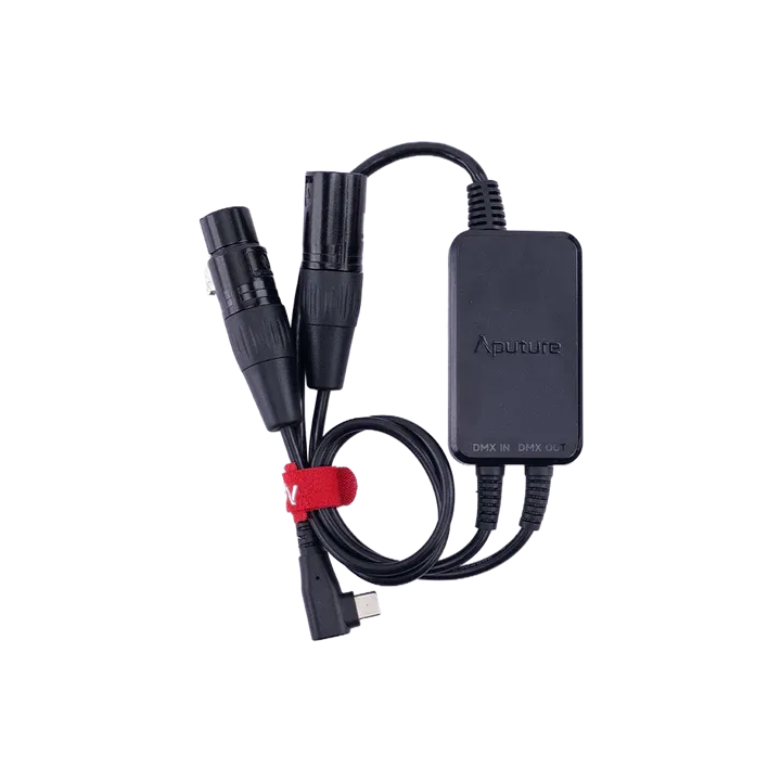 Aputure Active Usb-C To 5-Pin Dmx In & Out Adapter Kit