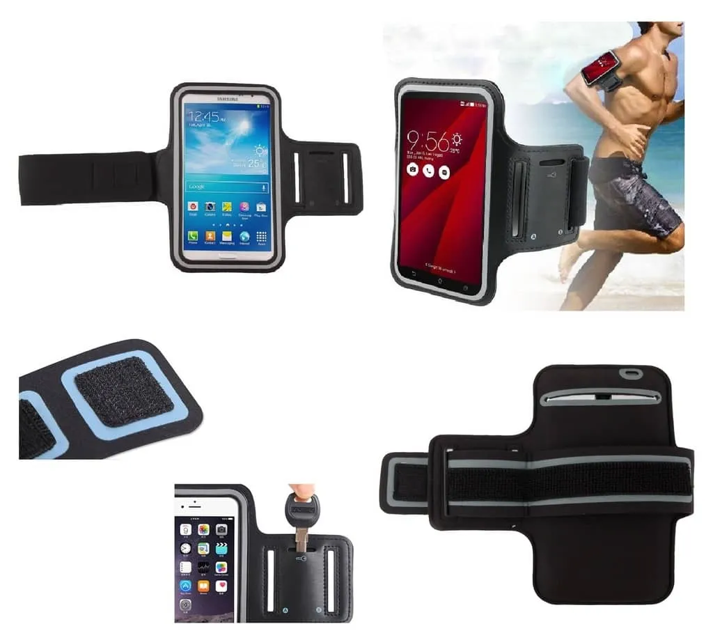 Armband Professional Cover Neoprene Waterproof Wraparound Sport with Buckle for Alcatel OneTouch Flash 2