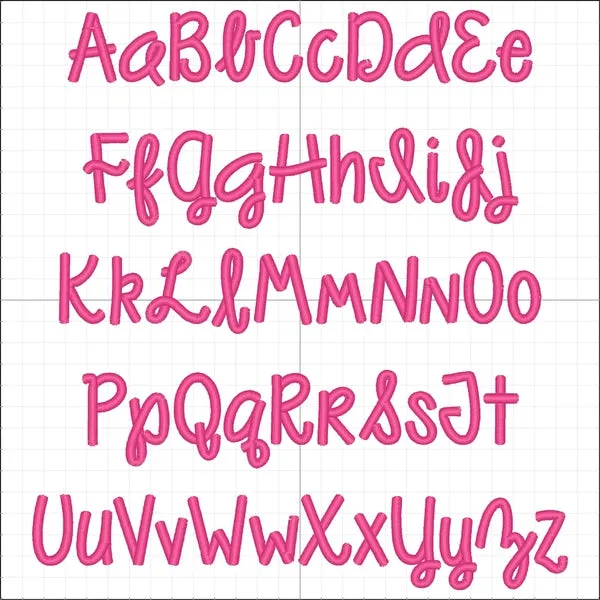 As The Deer Embroidery Font