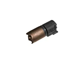 ASG B&T Rotex-V Airsoft QD Blast Deflector (Black / Grey / Mud)