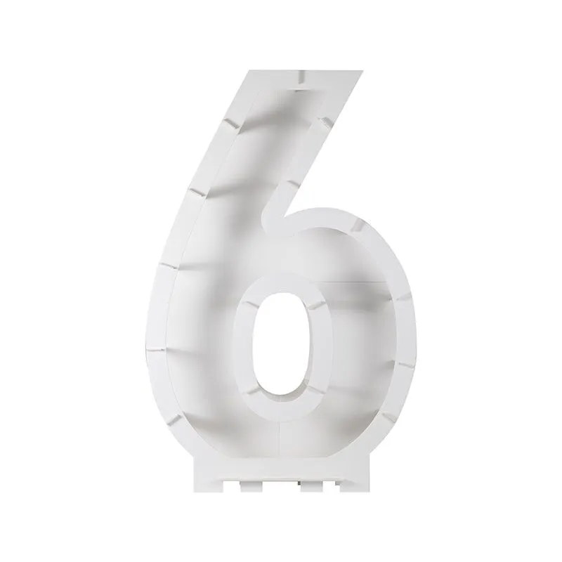 Balloon Mosaic Number Stand 6