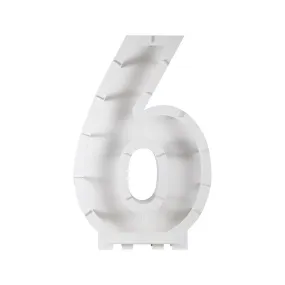 Balloon Mosaic Number Stand 6