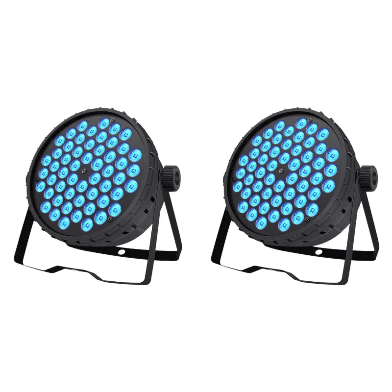 Betopper 54x3W 3-IN-1 RGB LED Mini Flat Par Light For Wedding DJ Club