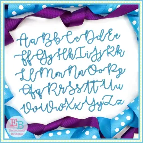 Better Together Embroidery Font