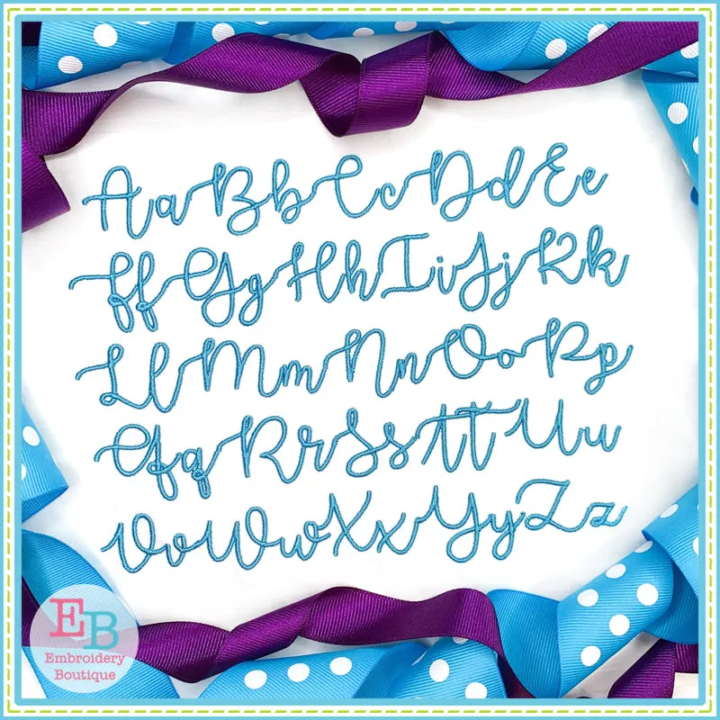 Better Together Embroidery Font