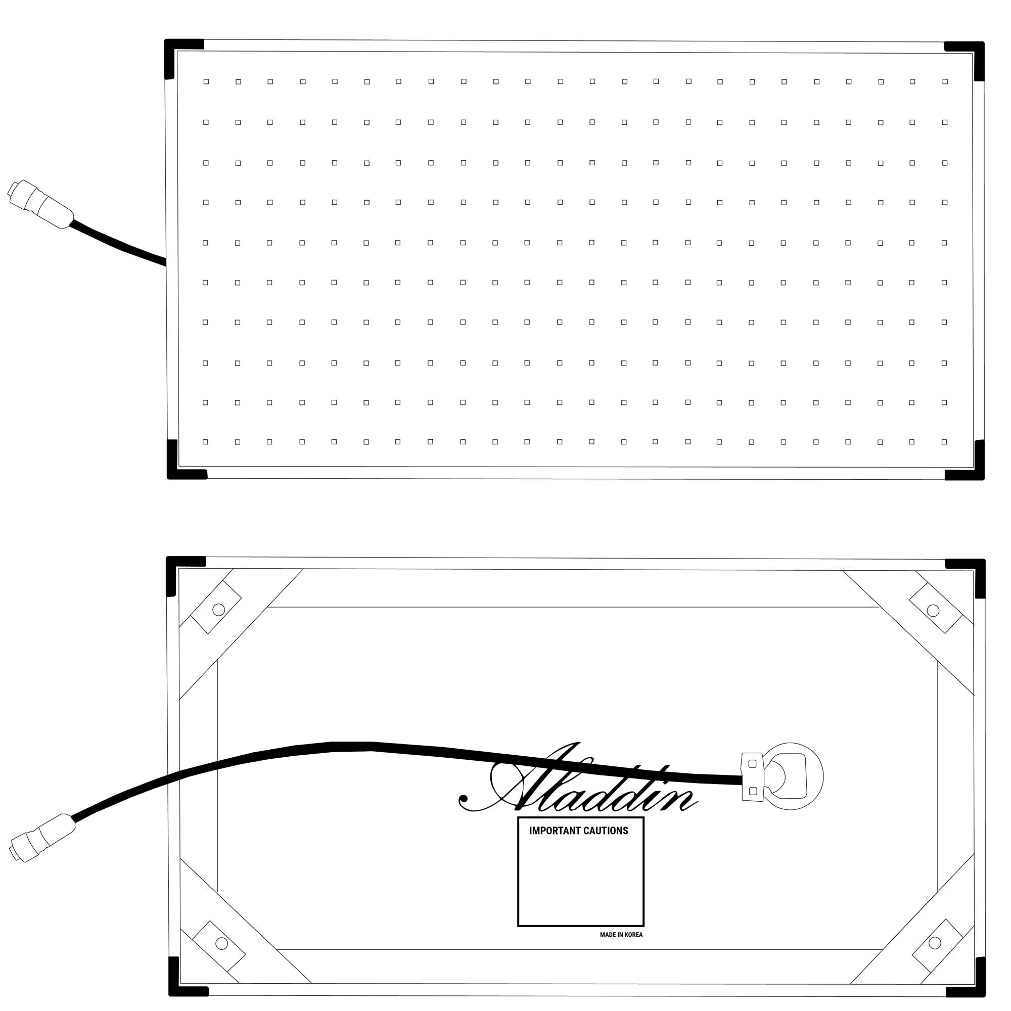 BI-FABRIC 2 Kit (100W Bi-Color) w/ V-Mount and Kit Case
