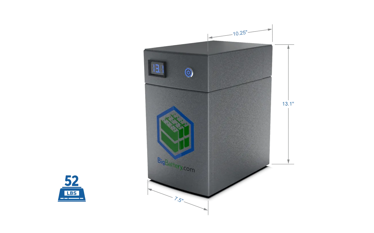 BigBattery 12V OWL MAX 2 - LiFePO4 - 228Ah - 3.01kWh