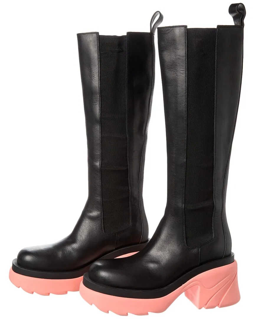 Bottega Veneta Flash Leather Boot (Authentic Pre-Owned)