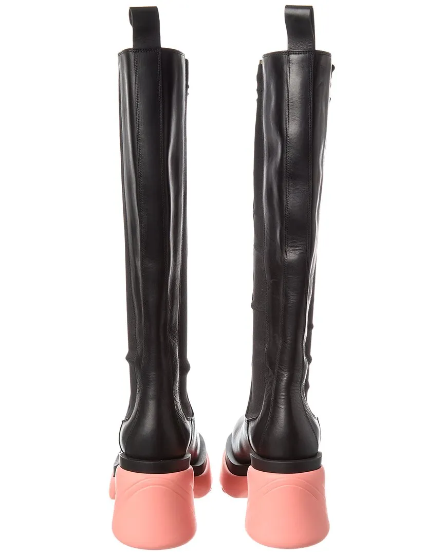 Bottega Veneta Flash Leather Boot (Authentic Pre-Owned)
