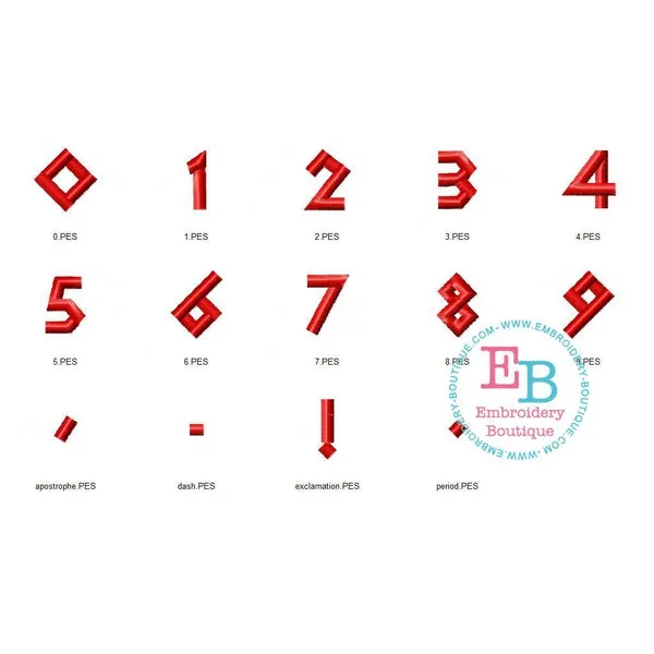 Brody Embroidery Font