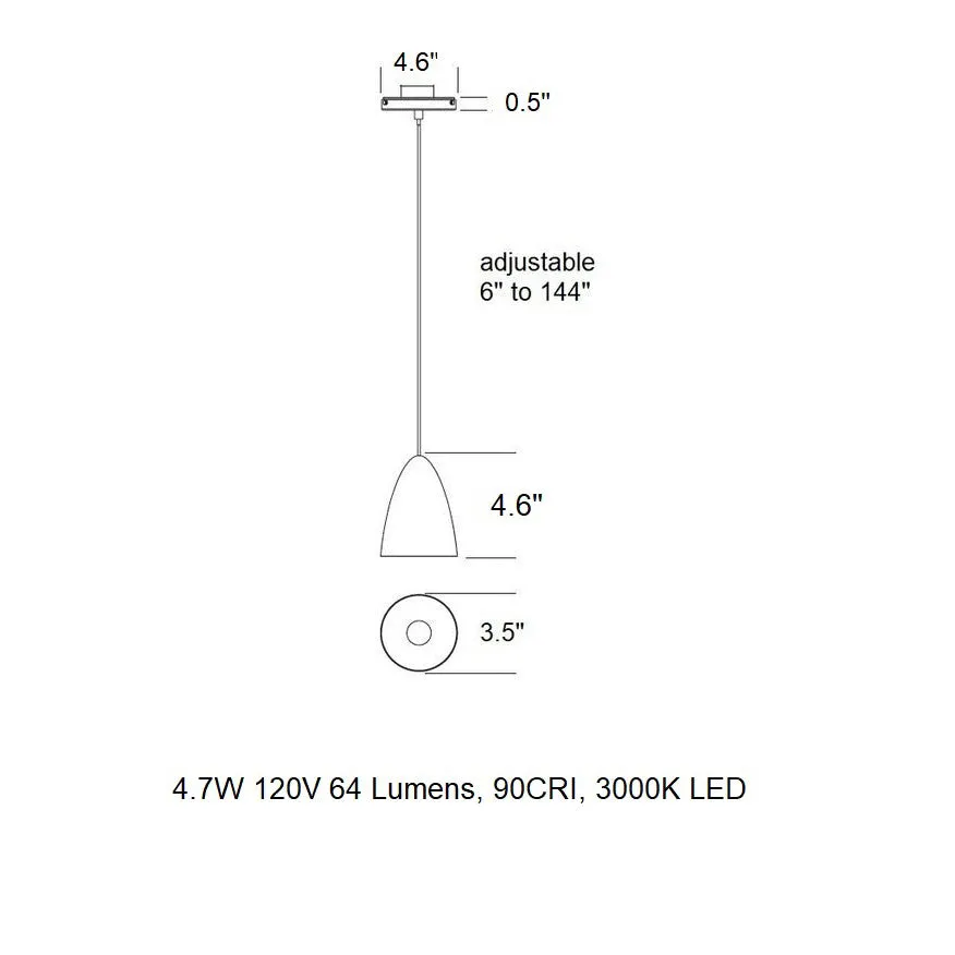 Bullet Pendant Light