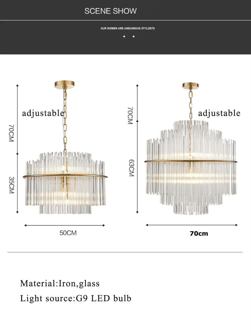 Calista LED Chandelier