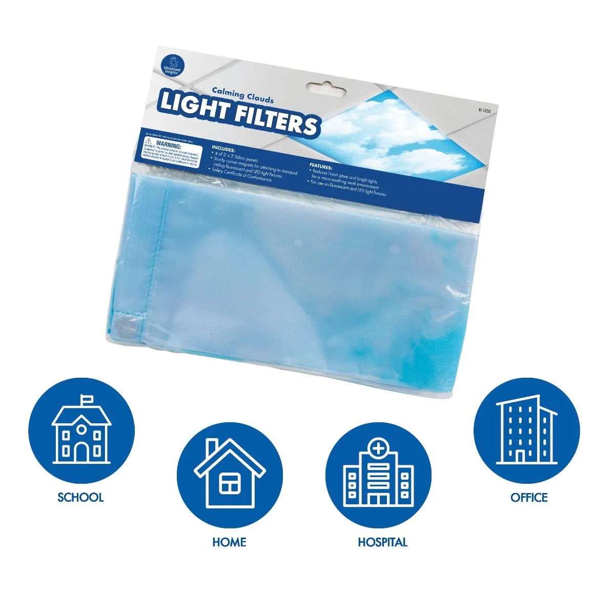 Calming Clouds Light Filters 4pc