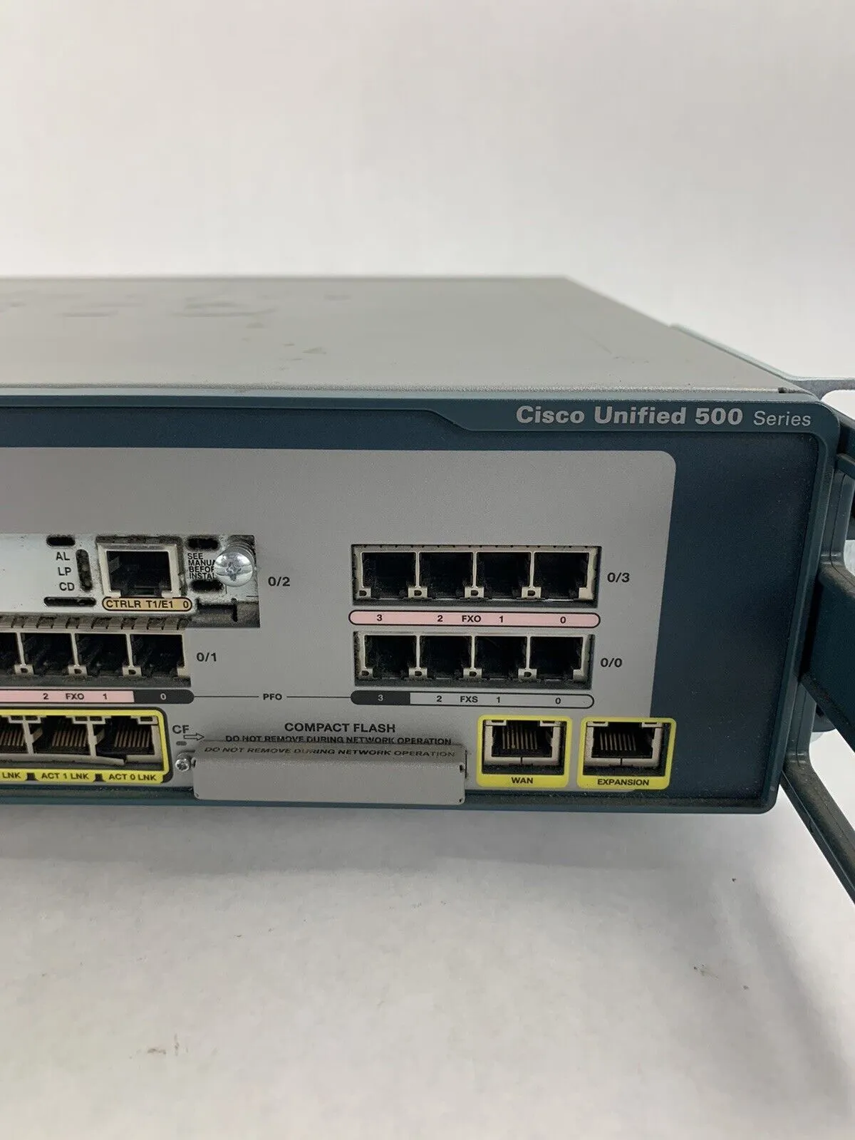 Cisco Unified 500 Series Router UC520-24U-8FXO-K9 No Compact Flash