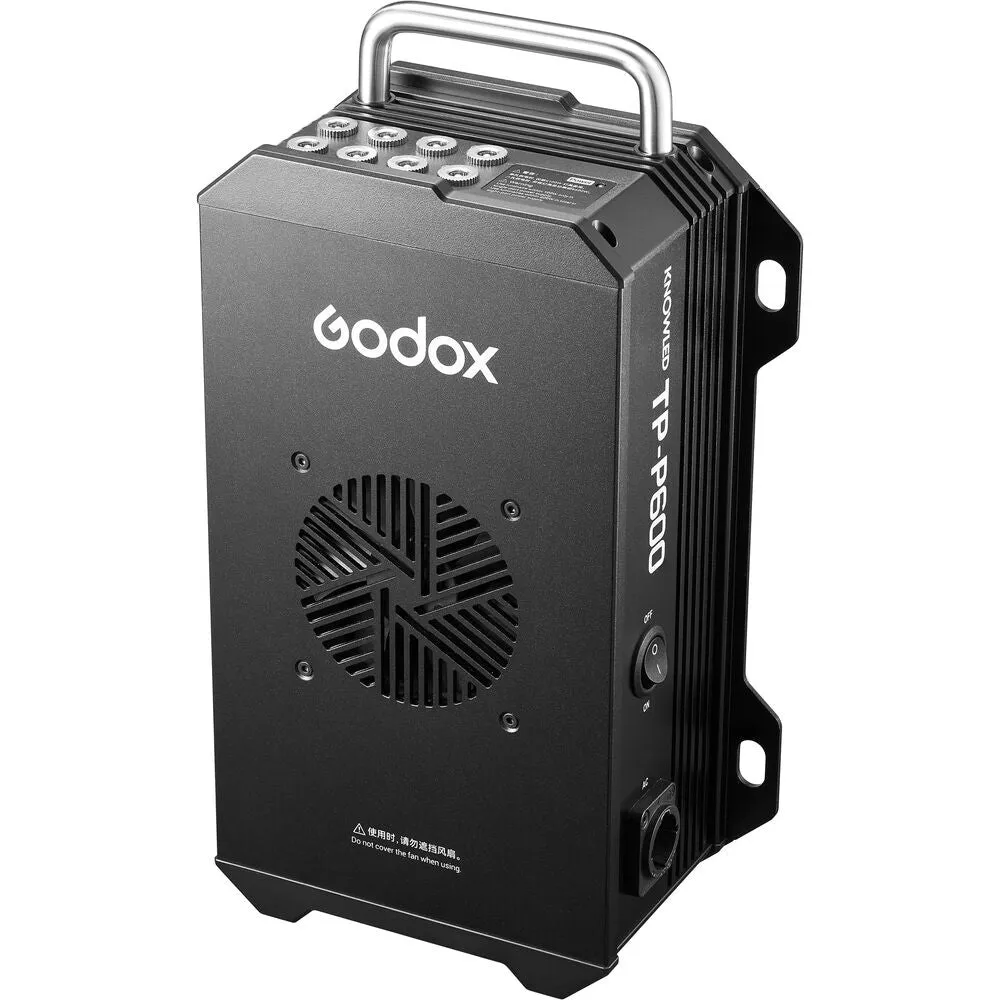 [CLEARANCE] Godox KNOWLED TP-P600 Kit 600W Power Box Charging Station for TP and TL Series Tube Lights can Power Up to 8 Lights for Studio, Video and Film Production