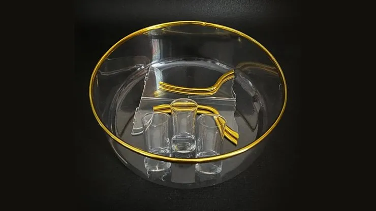 Compact Vase Light GOLD by Victor Voitko