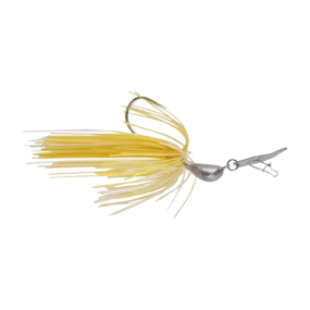 Dekoi 7gm Bladed Swim Jig, Chatterbait, Gold Shine, 2 pack