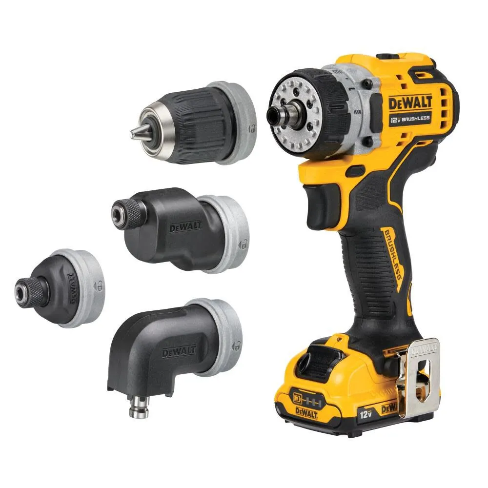 DeWALT (DCD703F1) 12V MAX XTREME 5-in-1 Drill/Driver Brushless Cordless Kit