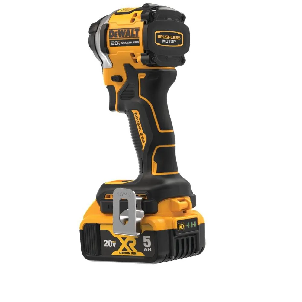 DeWALT DCF850P1 ATOMIC 20V MAX Impact Driver Kit 1/4 In. 3-Speed Brushless Cordless