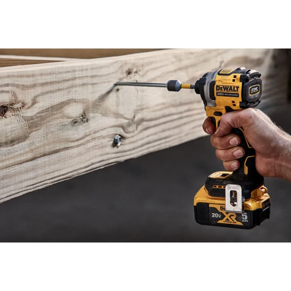 DeWALT DCF850P1 ATOMIC 20V MAX Impact Driver Kit 1/4 In. 3-Speed Brushless Cordless