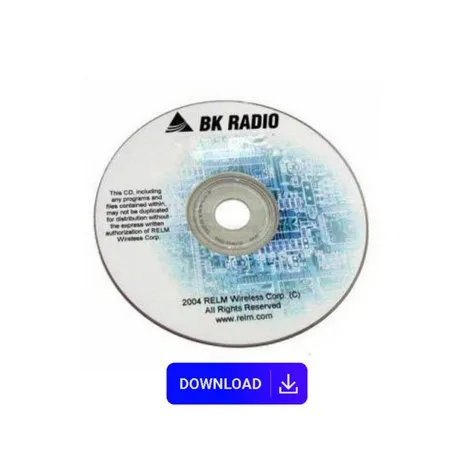 Downloadable Radio Editor Software, BKR0733 for BKR