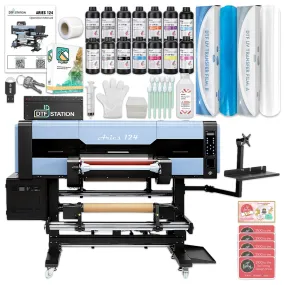 DTF Station Aries 124 UV Direct To Film Printer 24in w/ Inks, Supplies & Training