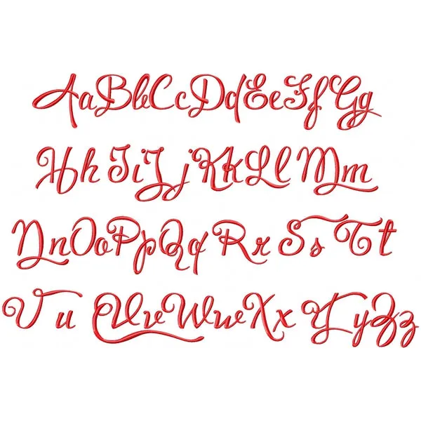 Ella Claire Embroidery Font