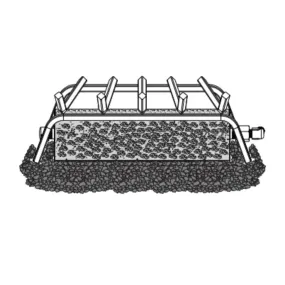 Empire White Mountain Hearth 18"/24"/30" Match Light Single Sand Pan Burner