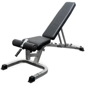 Flat - Incline - Decline Weight Bench w/ Wheels and Handle